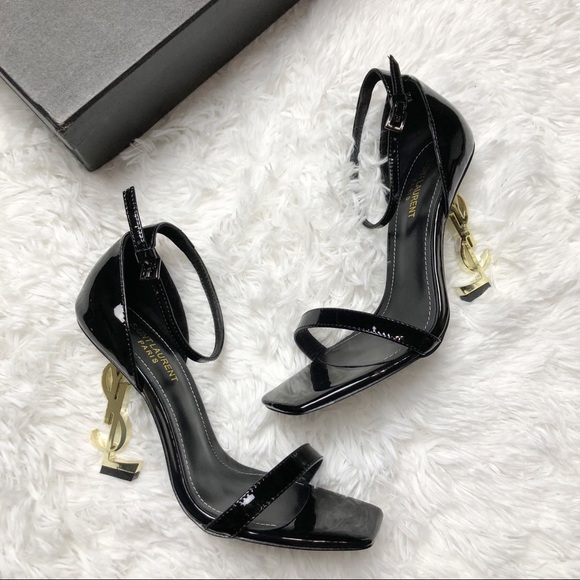 YSL Heels in car